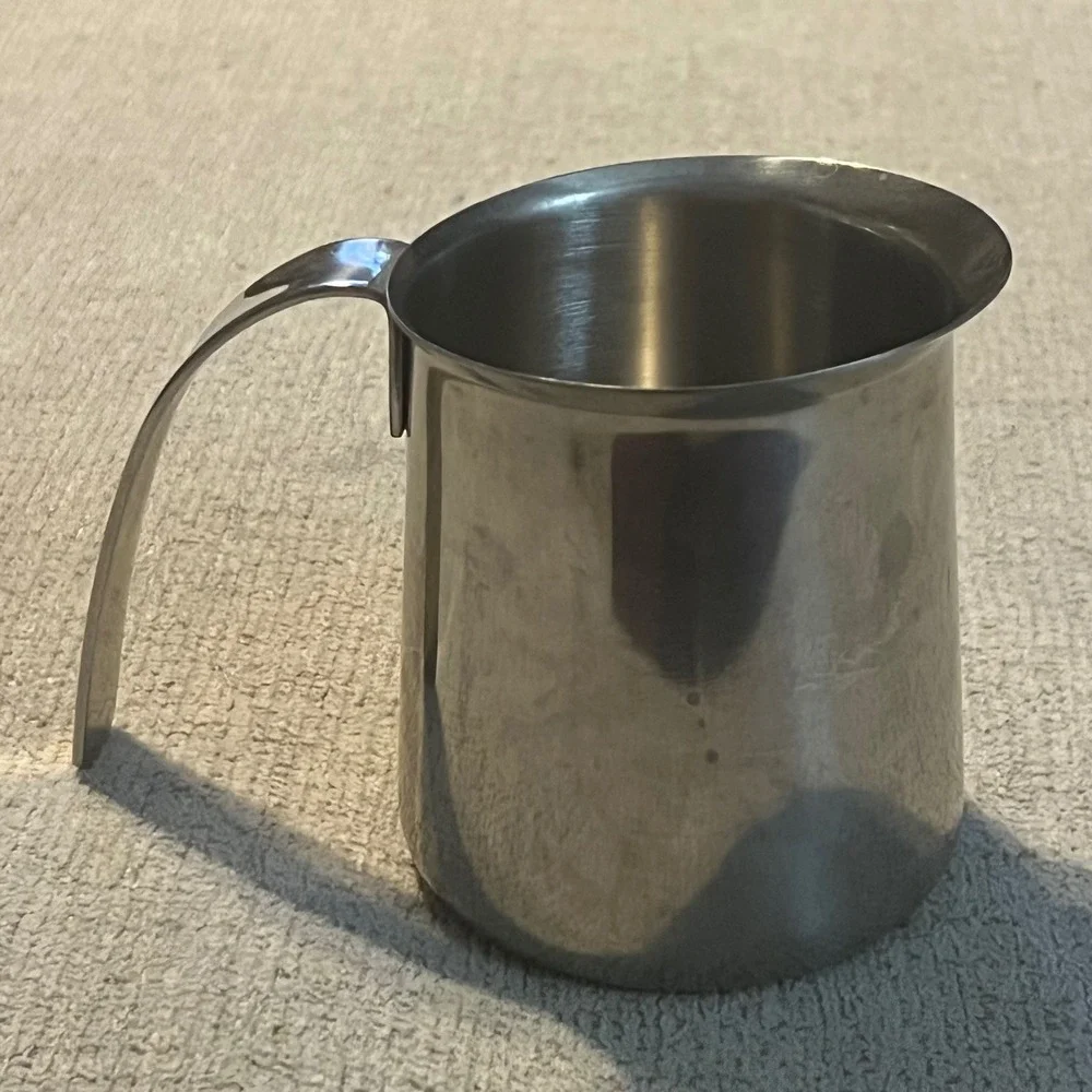 Krups Stainless Steel Frothing Pitcher 18-8 Milk Steaming Cup Espresso Accessory